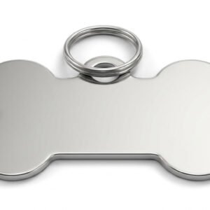 Bone-Shape Stainless Steel Dog ID Tag