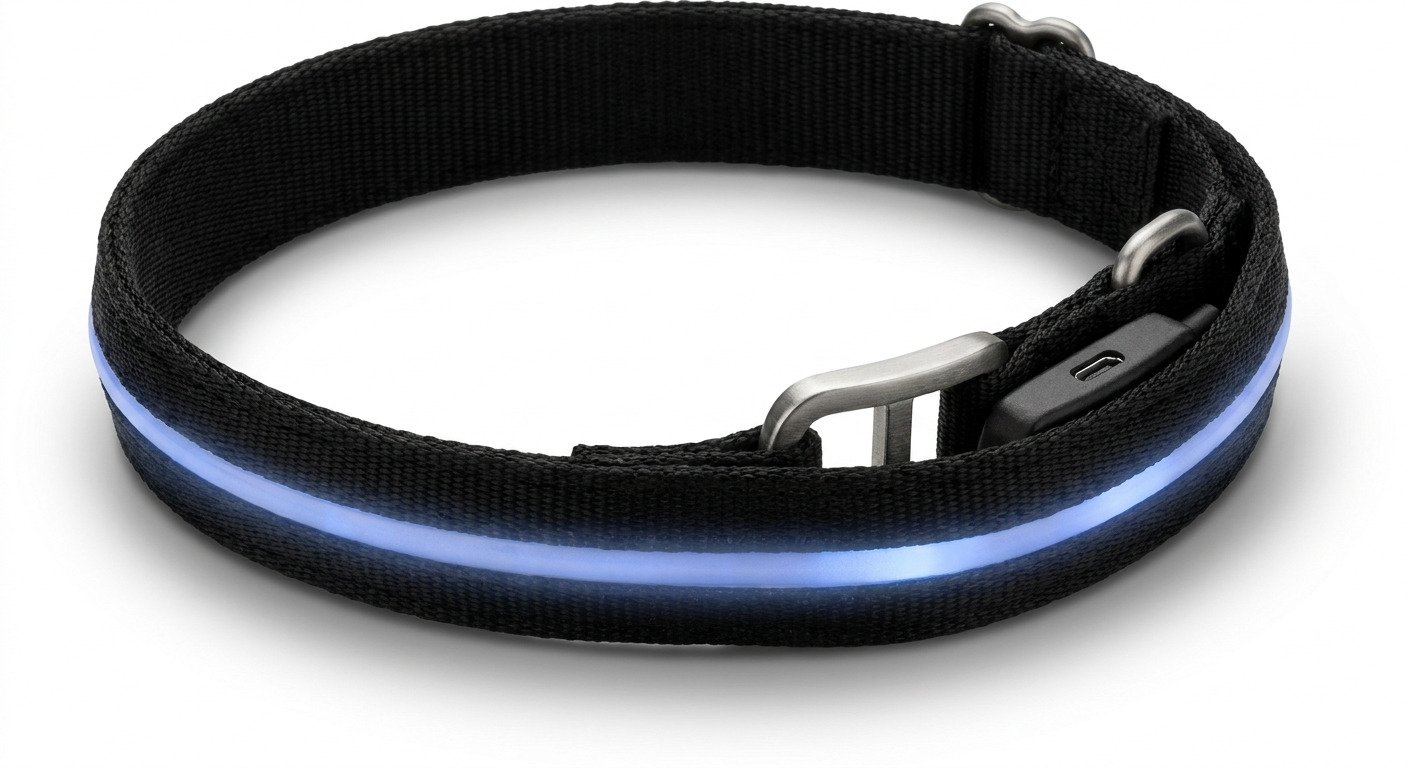 LumaGuard Waterproof LED Dog Collar — USB Rechargeable